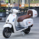 嘉鵬嘉陵工業(yè)布加迪125cc踏板摩托車燃油國四電噴復(fù)古男女整車可上牌 布加迪 經(jīng)典白（送擋風+尾箱）