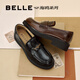 百麗（Belle）張凌赫推薦海鷗樂(lè )福2.0版25秋新款女商場(chǎng)牛皮皮鞋B5J1DCA5預售 【劉雯同款】黑色（4CM） 2.0 37