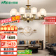 雷士（NVC）吊燈 新中式客廳吸頂?shù)鯚魺艟?中國風(fēng)臥室吊燈裝飾NDBX10A-010
