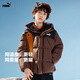 PUMA彪馬官方正品 新款兒童冬季休閑羽絨服外套寬松潮流保暖有型 煙灰卡50501 150
