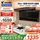 海爾【補(bǔ)貼20%】智家出品92Dmax懶人煙機(jī) 超薄頂側(cè)雙吸 三口速吸 26大風(fēng)量變頻煙機(jī) 自清洗揮手智控 【單煙機(jī)】26風(fēng)量變頻頂側(cè)雙吸煙機(jī)
