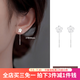 伊黛兒999足銀梔子花耳線養(yǎng)耳洞耳環(huán)女小眾高級(jí)2025新款耳飾生日禮物女 999銀梔子花耳線E3571 默認(rèn)15