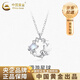 中國黃金（CHINA GOLD）銀星球小狐貍項鏈女2025新款輕奢精致七夕情人節(jié)禮物送女朋友老婆 星球小狐貍項鏈-925銀【品牌禮盒】