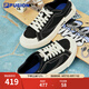 FILA FUSION斐樂(lè)女鞋帆布鞋女 低幫板鞋POP輕質(zhì)帆布鞋休閑運(yùn)動(dòng)鞋女 黑-BK 36