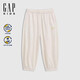 GAP女幼童2025夏季新款膠印logo防曬涼感束口褲兒童裝長(zhǎng)褲767323