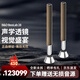 B&O BeoLab28 bo lab28無線藍牙高端音響家庭影院多媒體音箱 銀色主機+木質(zhì)面罩+支架｜一對