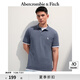 ABERCROMBIE & FITCH【經(jīng)典小麋鹿】男裝25夏季新款通勤POLO衫短袖T恤KI124-5182 藍(lán)灰色 M (180/100A)