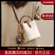 CALWAN KEODH包包女包新款2025斜挎單肩水桶包輕奢ck生日七夕情人節(jié)禮物送女友 【海鹽白】小眾百搭通勤包送老婆高級實用 高顏值手提包