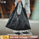 馬登工裝美式復(fù)古多口袋無(wú)袖尼龍馬甲背心戶(hù)外機(jī)能兩用挎包外套男 炭黑色 均碼