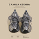 CAMILA KSENIA老爹鞋女士2025年新款冬季百搭厚底網(wǎng)面透氣小個(gè)子增高運動(dòng)休閑鞋 槍色 36