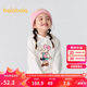 巴拉巴拉童裝兒童長(zhǎng)袖衛(wèi)衣連帽女童印花上衣秋冬小童寶寶衣服201423121002