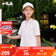 FILA【液氨整理】斐樂兒童短袖t恤2025夏季POLO衫中大童上衣