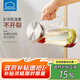 樂扣樂扣（LOCK&LOCK）涼水壺耐熱玻璃水壺泡茶檸檬水果水杯子家用大容量玻璃茶水杯1.6L