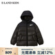E·LAND KIDS衣戀90%鵝絨男童連帽羽絨服冬季新品 Black黑色/19 140 cm