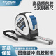 HYUNDAI韓國現代卷尺鋼卷尺家用包膠盒尺伸縮米尺木工裝修測量尺5米19mm