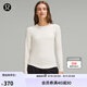 lululemon丨Hold Tight 女士緊身剪裁長袖 T 恤 LW3FTFS 骨白 S /6