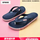 卡駱馳（crocs）拖鞋男鞋女鞋 25夏季新款戶外運動休閑涼拖沙灘耐磨軟底人字拖 藍-人字拖-可涉水-曬圖返5 42-43