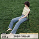 ONLY夏季涼感冰氧酷高腰顯瘦直筒褲牛仔褲女|124232025 J33 350水洗牛仔藍(lán) M (165) M褲長減短
