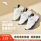 安踏林孝埈同款 ACE 2丨休閑鞋女鞋秋季革面小白鞋網(wǎng)球風(fēng)運(yùn)動(dòng)跑步鞋 象牙白/新墨水藍(lán)-1 38 （女）