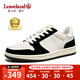 楓葉（leaveland）板鞋男女同款時(shí)尚夏季新品休閑鞋情侶百搭小白鞋防滑透氣鞋子男 白黑(皮鞋碼) 41 (255mm)