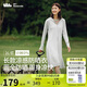 蕉下（beneunder）防曬服長款女冰絲涼感海邊沙灘透氣全身防曬AL90224銀河灰M