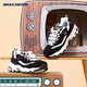 斯凱奇（SKECHERS）女鞋經(jīng)典情侶熊貓鞋休閑運動(dòng)鞋增高緩震老爹鞋66666179