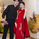 泰勒馬丁新中式新娘旗袍敬酒服2025新款可拆披肩結(jié)婚訂婚回門禮服 X2550(僅女裝) M