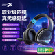 西伯利亞（XIBERIA）K02BS PRO藍(lán)牙游戲耳機(jī)頭戴式無(wú)線(xiàn) 電腦電競(jìng)吃雞耳麥 2.4G四模163h超長(zhǎng)續(xù)航 K02BS黑藍(lán)【2.4G四?！? title=