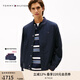 TOMMY HILFIGER【防潑水】25新款秋冬男輕薄棒球領(lǐng)教練飛行員夾克外套05547 藏青色DW5 M （推薦：135-150斤）