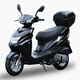 愛(ài)立新125cc摩托車(chē)踏板車(chē)燃油助力女式踏板代步車(chē)外賣(mài)車(chē)國四電噴可上牌 黑色不能上牌【運費到付】