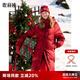 歌莉婭 新年紅品羽絨服女款紅色新中式盤(pán)扣鵝絨服外套1BNR8D200 53R椒紅 XL