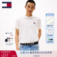 TOMMY JEANS【純色純棉】25新款夏季男裝平紋針織潮流刺繡短袖T恤20322