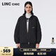 金羽杰90鴨絨立領(lǐng)輕薄羽絨服女短款春秋新款輕暖夾克寬松外套Y21802089 新黑格爾 S 適合140斤以下