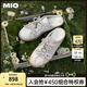 MIO米奧2025春季芭蕾風(fēng)休閑板鞋珍珠裝飾優(yōu)雅運(yùn)動(dòng)鞋設(shè)計(jì)舒適女鞋單鞋 金色-半拖 39