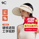 VVC成毅同款防曬帽女遮陽帽防紫外線夏季工學(xué)視野戶外大檐帽 卡其米 