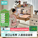 黑白調(diào)兒童S2學(xué)習(xí)桌兒童書桌學(xué)習(xí)桌椅升降桌小學(xué)生寫字桌3-18歲兒童書桌椅