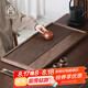 尚言坊茶盤(pán)帶排水竹制功夫茶具托盤(pán)大尺寸高端家用辦公室瀝水干泡茶臺(tái)