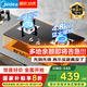 美的（Midea）燃?xì)庠罴矣锰烊細(xì)怆p眼灶 4.8KW大火力天然氣臺嵌兩用式猛火灶臺式嵌入式燃?xì)庠頠217B 天然氣 4.8KW猛火灶