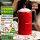 大宇（DAEWOO）燒水壺電熱水壺電水壺304不銹鋼雙層多段控溫保溫恒溫?zé)崴縀K01 1.5L 【智能恒溫觸屏】復(fù)古紅