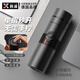 煦凜【德國】316無(wú)縫茶水分離單手一鍵開(kāi)蓋泡茶杯保溫杯男女車(chē)載水杯 【禮盒裝-瑪瑙灰】316不銹鋼-【一鍵速開(kāi)】 480ml
