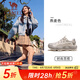 駱駝（CAMEL）【花生鞋】戶外休閑鞋2025春季新款透氣網(wǎng)面放風情侶時尚運動鞋女 G25S171012B 燕麥色 女款 37