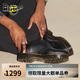 馬?。―R.MARTENS）1461 Bex早秋氣質(zhì)通勤光面皮黑色小厚底皮鞋單鞋 黑色 43