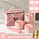 膳魔師（THERMOS）304不銹鋼保溫飯盒上班族便攜分層便當(dāng)可微波爐食堂打飯帶飯神器 304材質(zhì)(輕粉4罐)送保溫