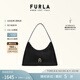 芙拉（FURLA）【七夕禮物】DIAMANTE牛皮小號女士時尚單肩包鉆石包腋下包高級感 黑色