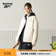 Reebok銳步官方24年新款男女同款休閑舒適夾棉夾克外套 24FRC215UGW2 米白色 L