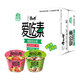 康師傅方便面 愛(ài)吃素 番茄鮮蔬+什錦蘑菇106g*12 泡面混合口味整箱 素食