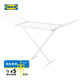 宜家（IKEA）MULIG穆利格晾衣架室內(nèi)戶外現(xiàn)代北歐收納晾鞋架衣架桿 白色 其他