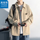 真維斯戶外運(yùn)動(dòng)七夕情人節(jié)禮物長(zhǎng)袖襯衫男春秋休閑燈芯絨翻領(lǐng)襯衣戶外工裝夾克