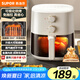 蘇泊爾（SUPOR）空氣炸鍋免翻面5.3L大容量家用可視炸烤一體機(jī)蒸汽嫩炸電炸鍋全自動(dòng)不用翻面KJ53D800A