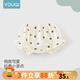 優(yōu)奇女寶寶花苞褲夏季新款短褲兒童女褲子波點(diǎn)超可愛(ài)夏裝嬰兒短褲夏裝 波點(diǎn)杏色 90